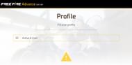 Fill in your active email account(Image via Garena)